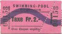 Bürgenstock - Swimming-Pool - Eintrittskarte