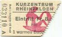 Rheinfelden - Kurzentrum - 1 warmes Bad Fr. 8.- - Eintrittskarte