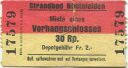 Rheinfelden - Strandbad - Miete eines Vorhangschlosses