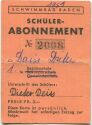 Baden - Schwimmbad Baden - Schüler Abonnement 1951
