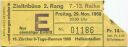 16. Zürcher 6-Tage-Rennen 1968 - Zieltribüne - Eintrittskarte