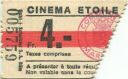 Martigny - Cinema Etoile - Kinokarte