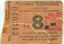 Lausanne - Cinema Romandie - Kinokarte