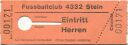 Fussballclub Stein - Eintrittskarte Herren