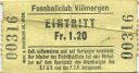Fussballclub Villmergen - Eintrittskarte