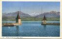 Postkarte - Morges - le Port et le Mont Blanc