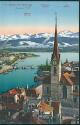 Ansichtskarte - Zürich vom Peter aus