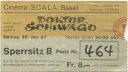 Basel - Cinema Scala - Kino - Doktor Schiwago - Kinokarte