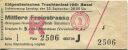 Eidgenössisches Trachtenfest 1961 Basel Mittlere Freiestrasse Rüdengasse - Eintrittskarte