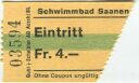 Schwimmbad Saanen - Eintrittskarte
