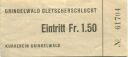 Grindelwald Gletscherschlucht - Eintrittsbillet Fr. 1.50