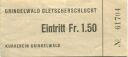 Grindelwald Gletscherschlucht - Eintrittsbillet Fr. 1.50