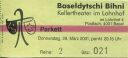 Baseldytschi Bihni - Kellertheater im Lohnhof 2001 - Basel - Eintrittskarte