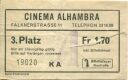 Cinema Alhambra Falknerstrasse 11 Basel - Kinokarte