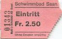 Schwimmbad Saanen - Eintrittskarte