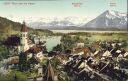 Thun und die Alpen - Ansichtskarte