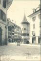 Ansichtskarte - Strassenecke in Thun