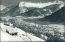 Davos gegen Seehorn und Pischahorn - Foto-AK