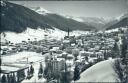 Davos gegen Leidbachhorn - Foto-AK