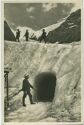 Oberer Grindelwaldgletscher - Eingang zur Eisgrotte - Foto-AK