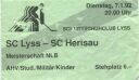 Schlittschuhclub Lyss - SC Lyss - SC Herisau
