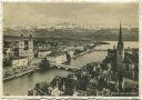 Zürich und die Alpen - Foto-AK Grossformat