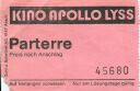 Cinema Apollo Lyss - Parterre - Kinokarte