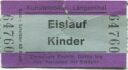 Kunsteisbahn Langenthal - Eislauf Kinder - Eintrittskarte