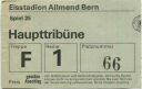 Eisstadion Allmend Bern - Spiel 25 - Haupttribüne - Eintrittskarte