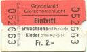 Grindelwald - Gletscherschlucht - Eintrittskarte