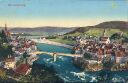 Postkarte - Beide Laufenburg mit neuer Brücke