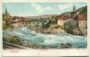 Postkarte - Beide Laufenburg um 1900 mit alter Brücke