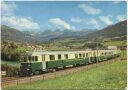 Postkarte - Bodensee Toggenburg Bahn - Vierteiliger Pendelzug bei Nesslau Neu St. Johann