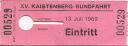 XV. Kaistenberg-Rundfahrt 1969 - Eintrittskarte