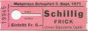 Motocross Schupfart 1971 - Eintrittskarte