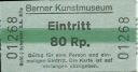 Berner Kunstmuseum - Eintrittskarte