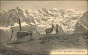 Ansichtskarte - Le Mont-Blanc vu de Plan-Praz - Ziegen