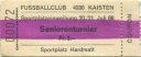 Fussballclub Kaisten - Sportplatzeinweihung 20./21. Juli 68
