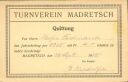 Turnverein Madretsch - Quittung