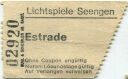 Lichtspiele Seengen - Kinokarte