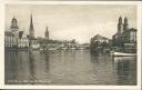 Ansichtskarte - Zürich - Blick von der Quaibrücke