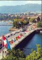 Ansichtskarte - Zürich - Quaibrücke und Uetliberg