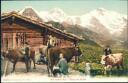 Postkarte - Auf hoher Alp