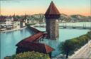 Ansichtskarte - Luzern Kapellbrücke