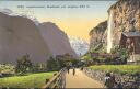 Postkarte - Lauterbrunnen - Staubbach und Jungfrau