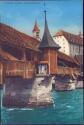 Luzern - Spreuerbrücke - Postkarte