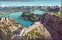 Postkarte - Pilatus Kulm mit Vierwaldstättersee