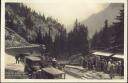 Col du Pillon - arret des Autos-Cars - Foto-AK
