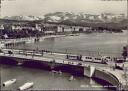 Zürich - Quaibrücke und Utoquai - Strassenbahn - Foto-AK