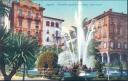 Postkarte - Lugano - Giardino pubblico e Hotel Americana